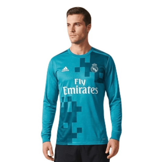Real Madrid Langarm Drittetrikot 2017/18 Herren Fan-Version (Retro)