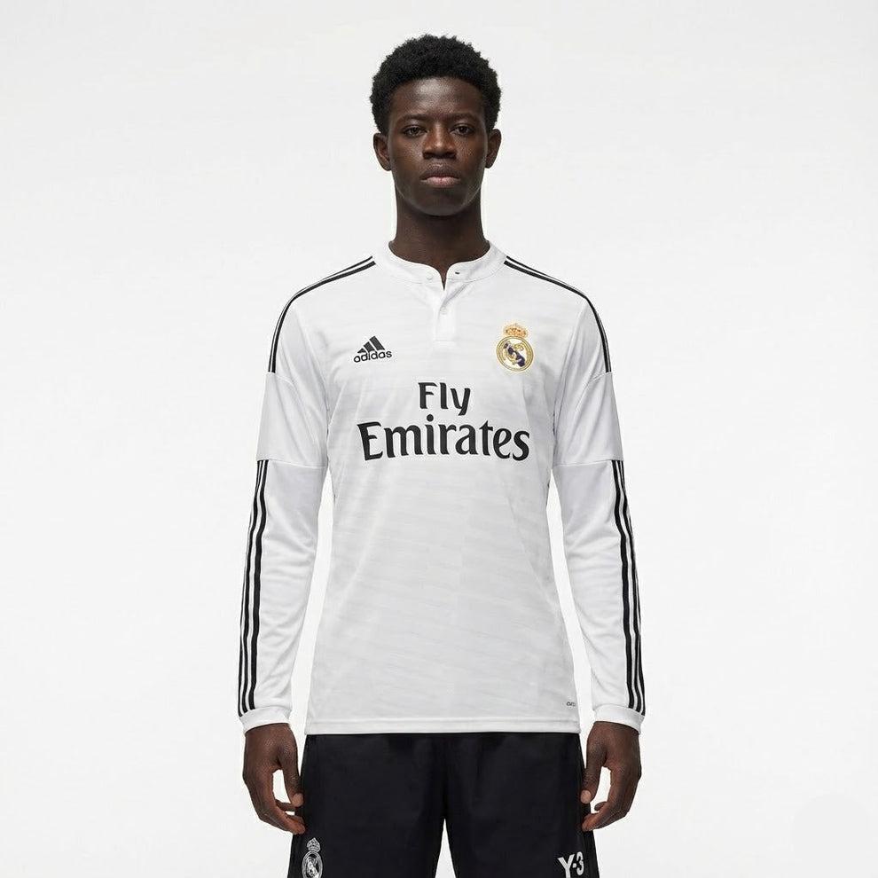Real Madrid Langarm Heimtrikot 14/15 Herren Fan-Version (Retro)