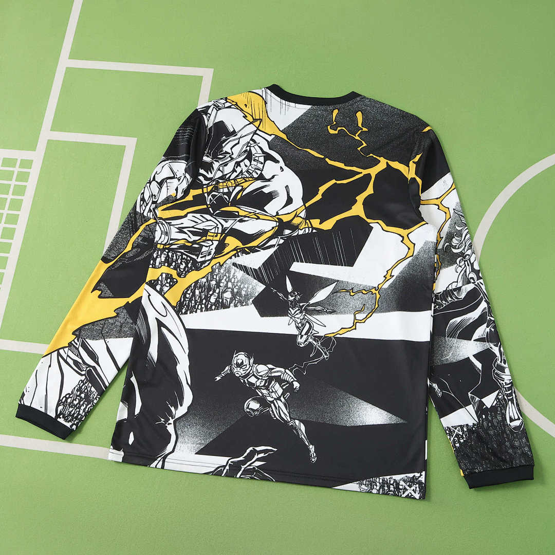 Real Madrid Langarm Sonderedition Marvel 25/26 Herren Fan-Version