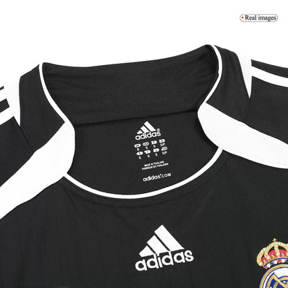 Real Madrid Auswärtstrikot Langarm 2006/07 Herren Fan-Version (Retro)