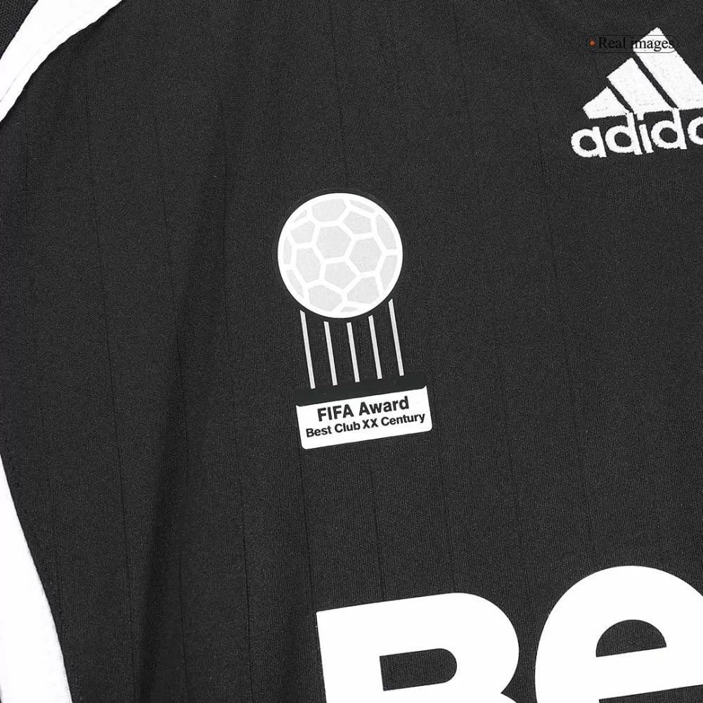 Real Madrid Auswärtstrikot Langarm 2006/07 Herren Fan-Version (Retro)