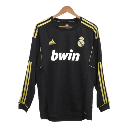 Real Madrid Auswärtstrikot Langarm 2011/12 Herren Fan-Version (Retro)