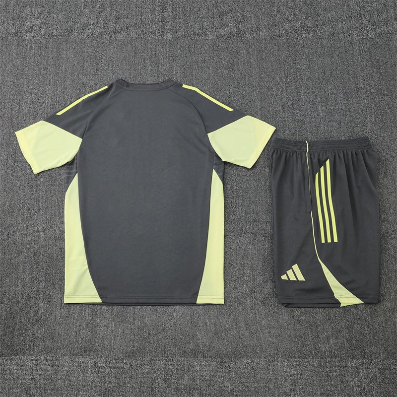 Real Madrid Madrid Trainingsset 25/26 Trikot und Shorts Grau