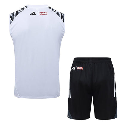 Real Madrid Marvel Trainingsset 25/26 Tanktop und Shorts