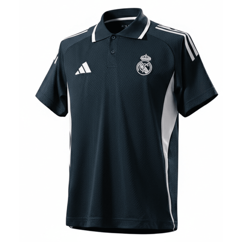 Real Madrid Polohemd 25/26 Fan-version Herren Schwarz