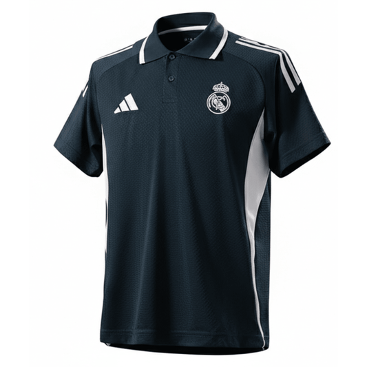 Real Madrid Polohemd 25/26 Fan-version Herren Schwarz