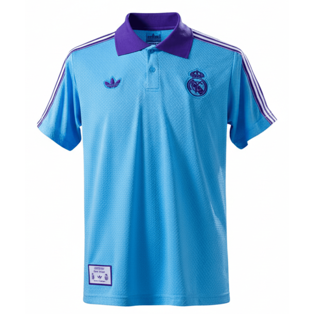Real Madrid Polohemd 25/26 Fan-version Herren Blau