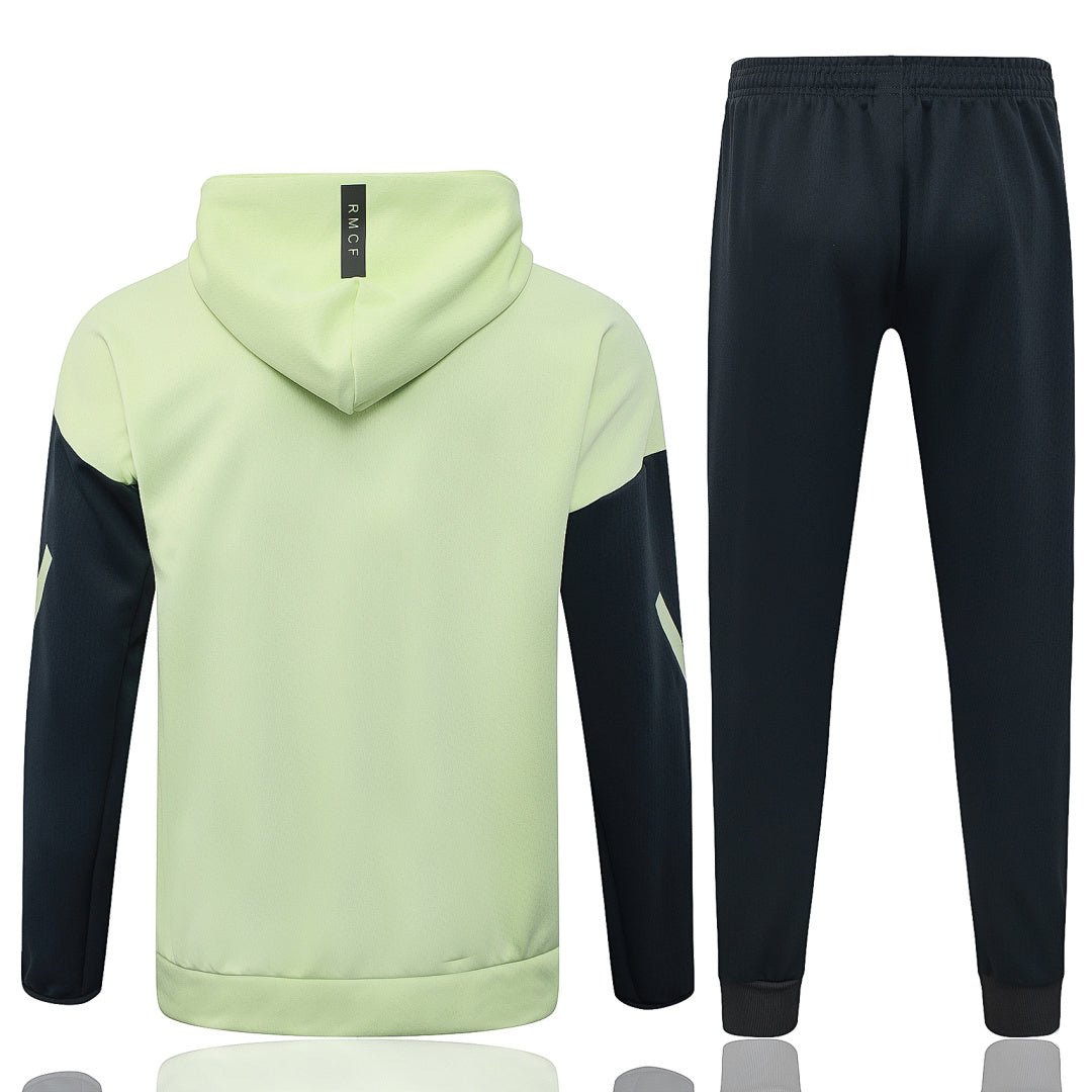 Real Madrid Trainingsanzug 2025/26 Jacke & Hose Grün/Grau