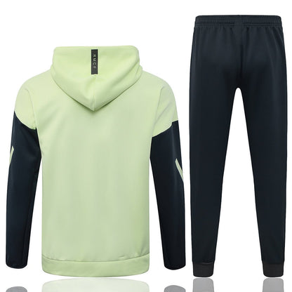 Real Madrid Trainingsanzug 2025/26 Jacke & Hose Grün/Grau
