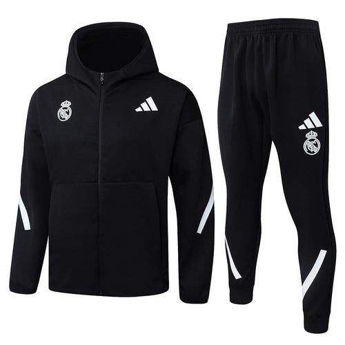 Real Madrid Trainingsanzug 2025/26 Jacke & Hose Schwarz