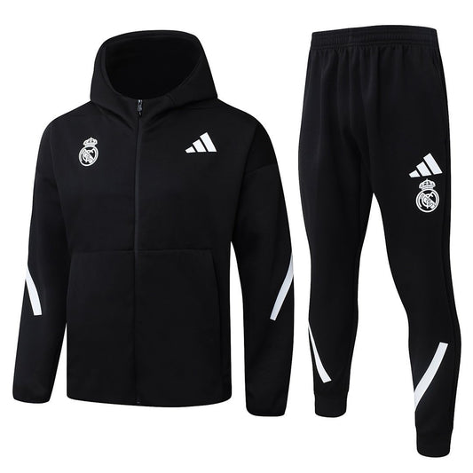 Real Madrid Trainingsanzug 2025/26 Jacke & Hose Schwarz