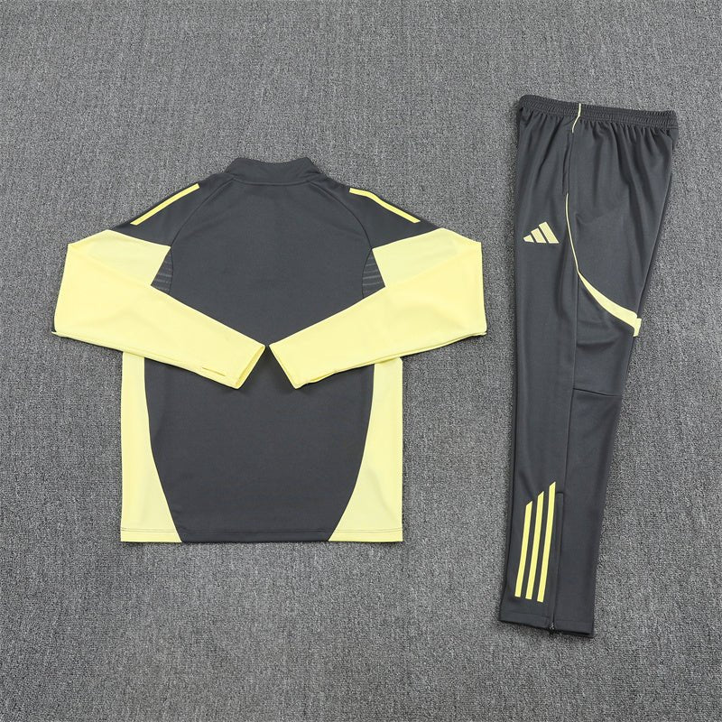 Real Madrid Trainingsanzug 25/26 Herren Jacke und Hose Grau