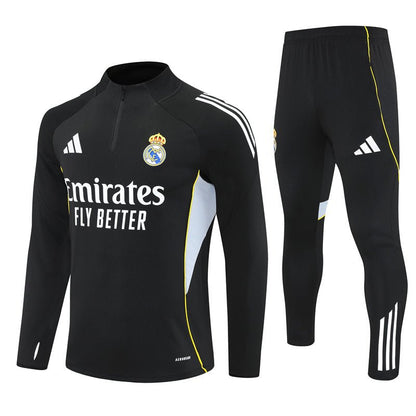 Real Madrid Trainingsanzug 2025/26 Jacke und Hose Schwarz