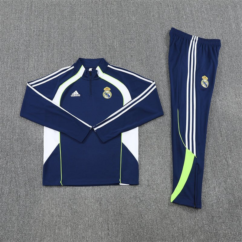 Real Madrid Trainingsanzug 25/26 Herren Jacke und Hose Dunkelblau
