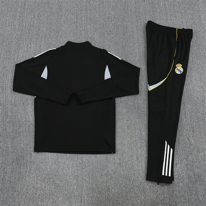 Real Madrid Trainingsanzug 2025/26 Jacke und Hose Schwarz