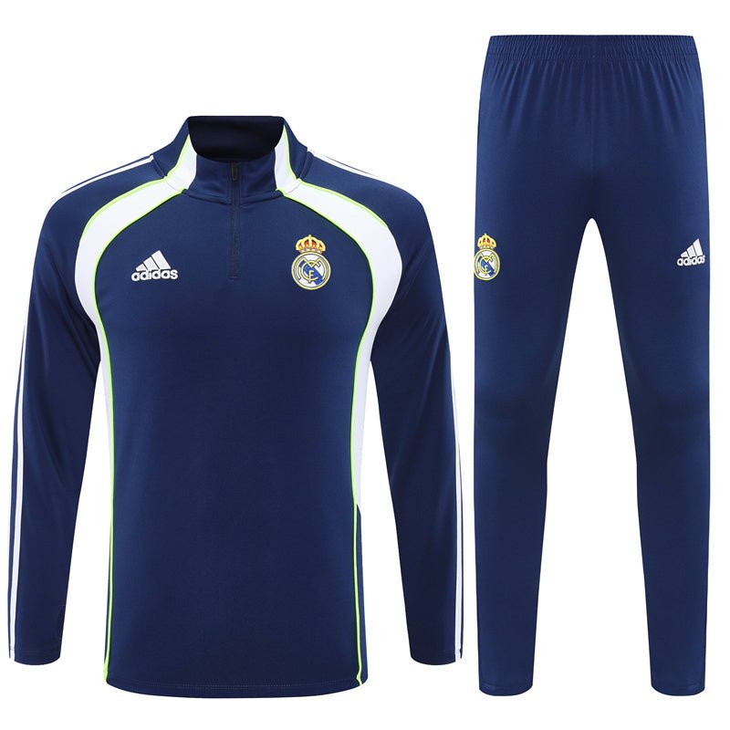 Real Madrid Trainingsanzug 25/26 Herren Jacke und Hose Dunkelblau