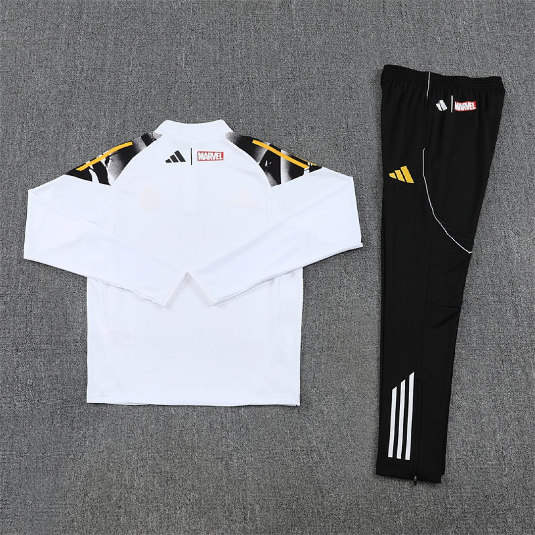 Real Madrid x Marvel Trainingsanzug 25/26 Herren Jacke und Hose