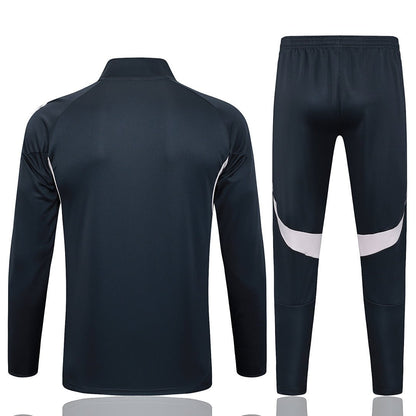 Real Madrid Trainingsanzug 25/26 Jacke und Hose Herren Dunkelgrau