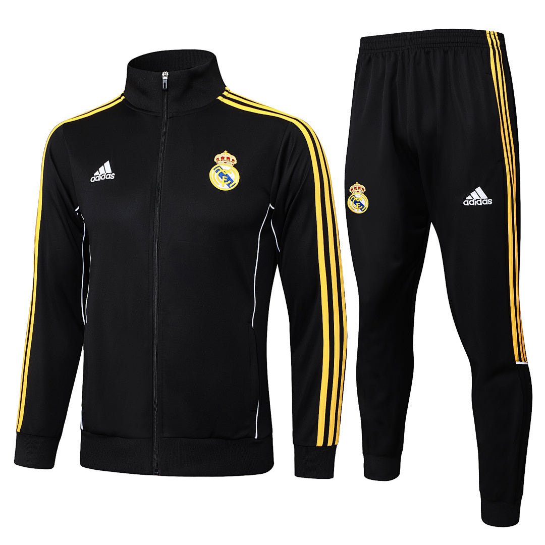 Real Madrid Trainingsanzug 25/26 Jacke und Hose Herren Schwarz