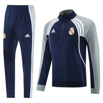 Real Madrid Trainingsanzug 25/26 Jacke und Hose Dunkelblau