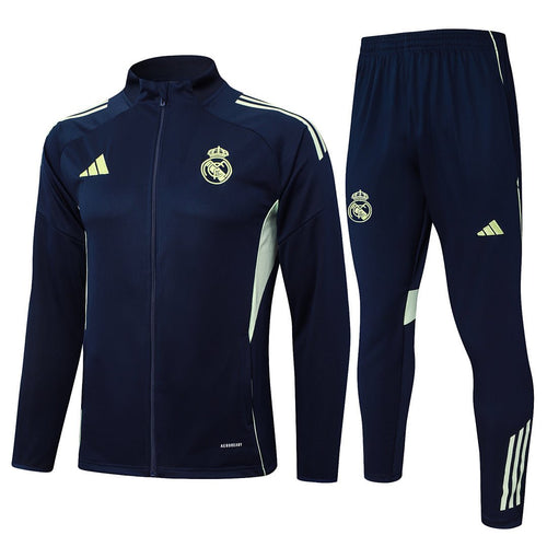 Real Madrid Trainingsanzug 25/26 Jacke und Hose Herren Marineblau