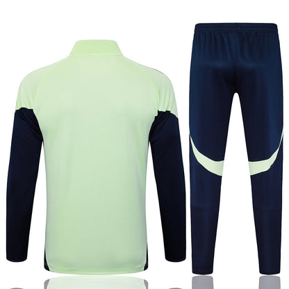 Real Madrid Trainingsanzug 25/26 Jacke Grün und Hose Herren