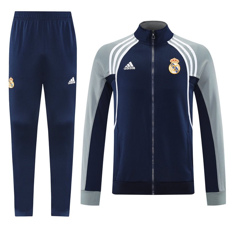 Real Madrid Trainingsanzug 25/26 Jacke und Hose Dunkelblau