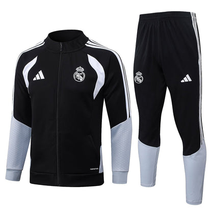 Real Madrid Trainingsanzug 26/27 Jacke und Hose Schwarz