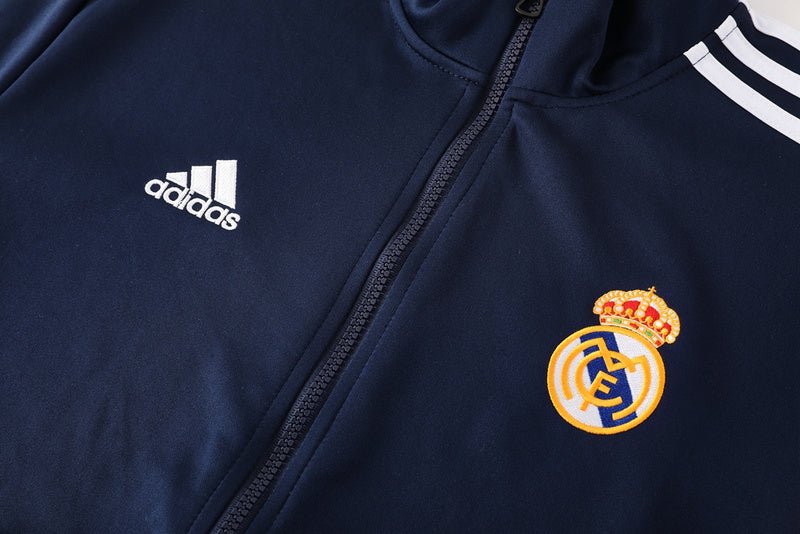 Real Madrid Trainingsanzug Jacke und Hose 25/26 Herren Dunkelblau