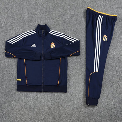 Real Madrid Trainingsanzug Jacke und Hose 25/26 Herren Dunkelblau