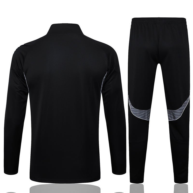 Real Madrid Trainingsanzug Jacke und Hose 25/26 Schwarz