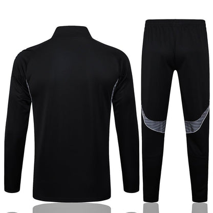 Real Madrid Trainingsanzug Jacke und Hose 25/26 Schwarz