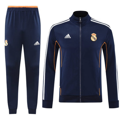 Real Madrid Trainingsanzug Jacke und Hose 25/26 Herren Dunkelblau