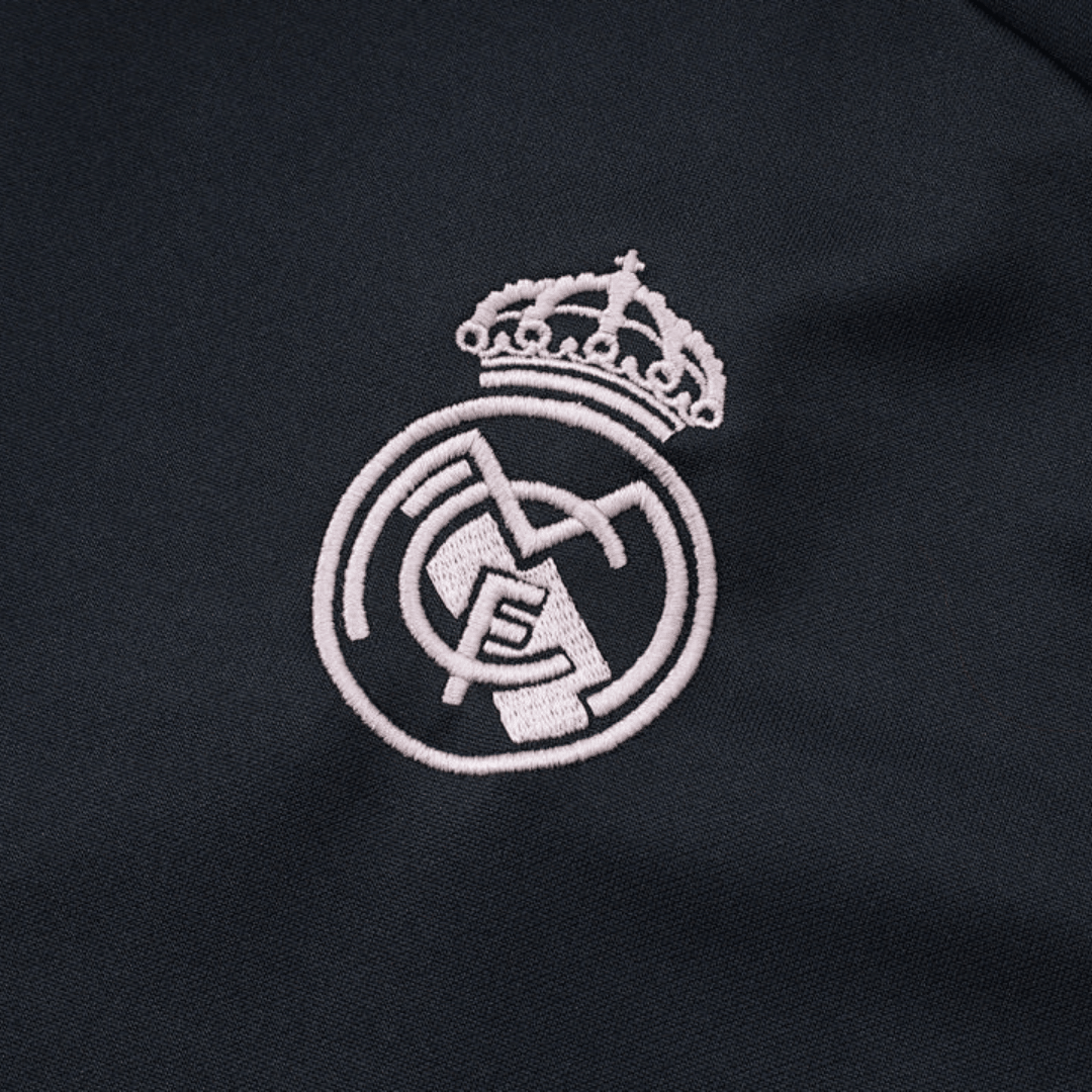 Real Madrid Trainingsjacke 25/26 Herren Dunkelgrau