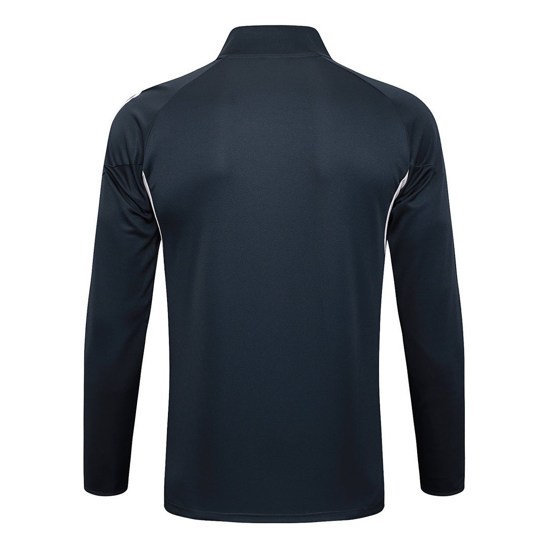 Real Madrid Trainingsjacke 25/26 Herren Dunkelgrau