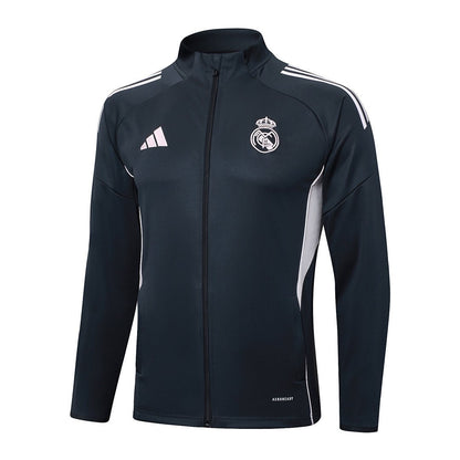 Real Madrid Trainingsjacke 25/26 Herren Dunkelgrau