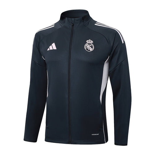 Real Madrid Trainingsjacke 25/26 Herren Dunkelgrau