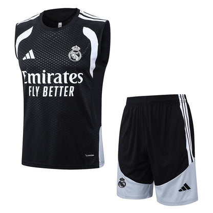 Real Madrid Trainingsset 26/27 Tanktop und Shorts Schwarz