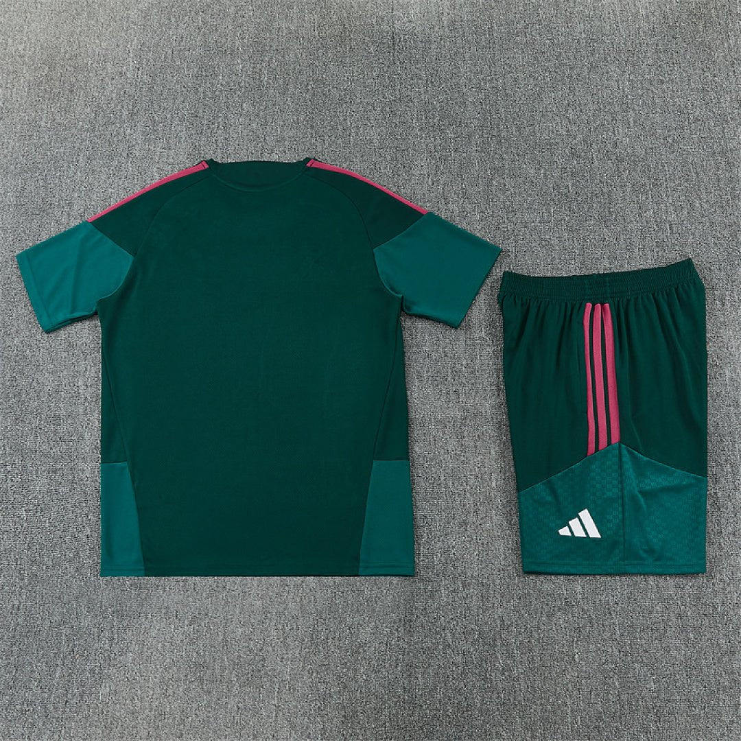 Real Madrid Trainingsset 2026/2027 Trikot und Shorts Grün
