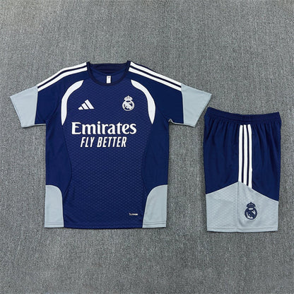 Real Madrid Trainingsset 26/27 Trikot und Shorts Marineblau