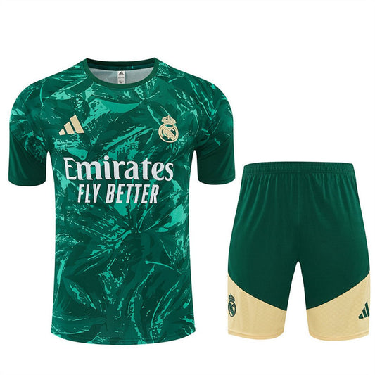 Real Madrid Trainingsset 2026/27 Trikot und Shorts Grün