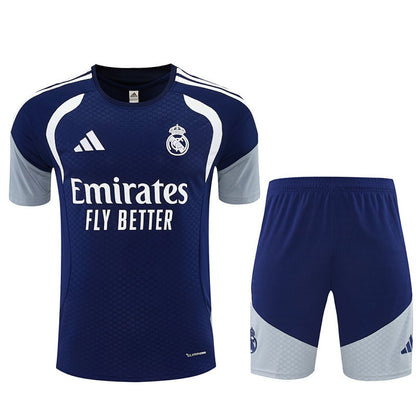 Real Madrid Trainingsset 26/27 Trikot und Shorts Marineblau