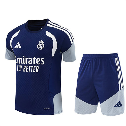 Real Madrid Trainingsset 26/27 Trikot und Shorts Marineblau