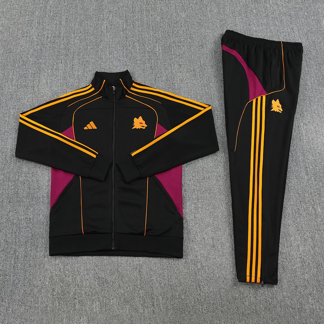 Roma Trainingsanzug 25/26 Jacke und Hose Herren Schwarz
