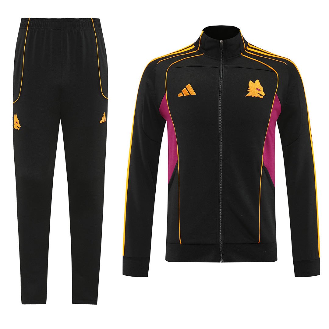 Roma Trainingsanzug 25/26 Jacke und Hose Herren Schwarz