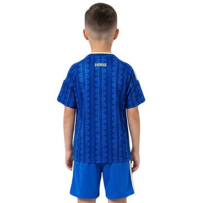 Schweden Kinder-Set Auswärtstrikot 26/27 Trikot und Shorts