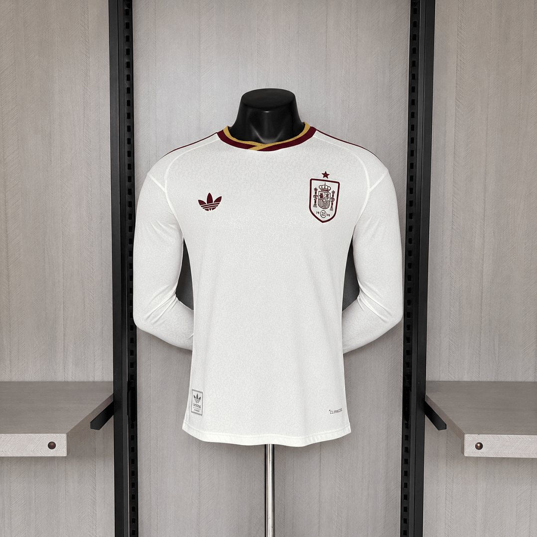 Spanien Auswärtstrikot Langarm 2026/27 Herren Spieler-Version