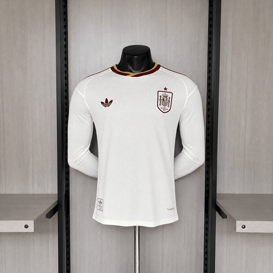 Spanien Auswärtstrikot Langarm 2026/27 Herren Spieler-Version