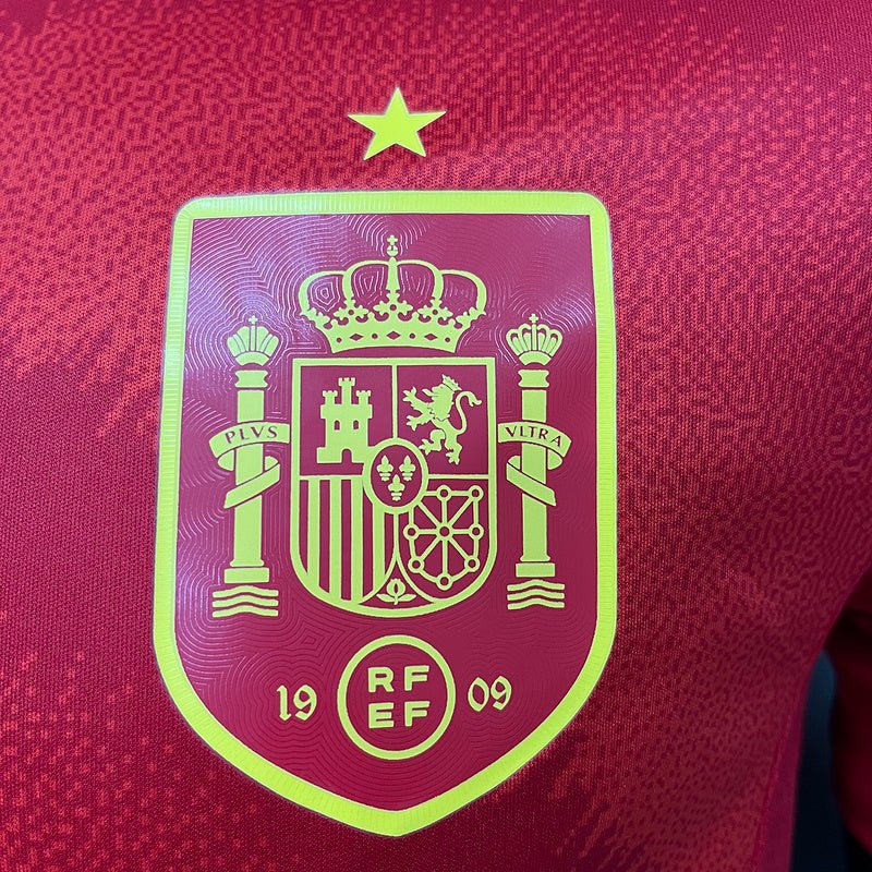 Spanien Heimtrikot 24/25 Herren Spieler-Version Rot