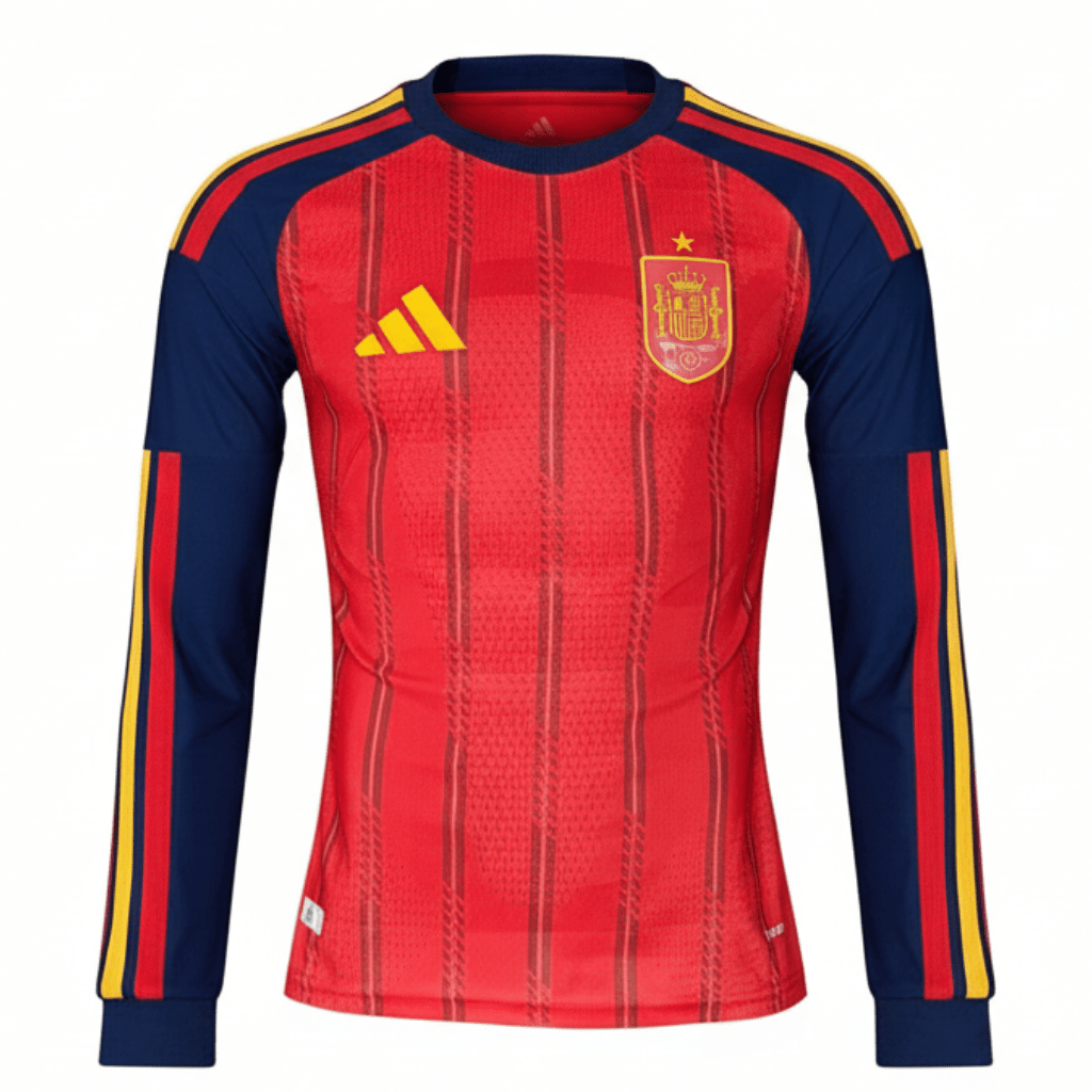 Spanien Heimtrikot Langarm 2026/27 Herren Spieler-Version